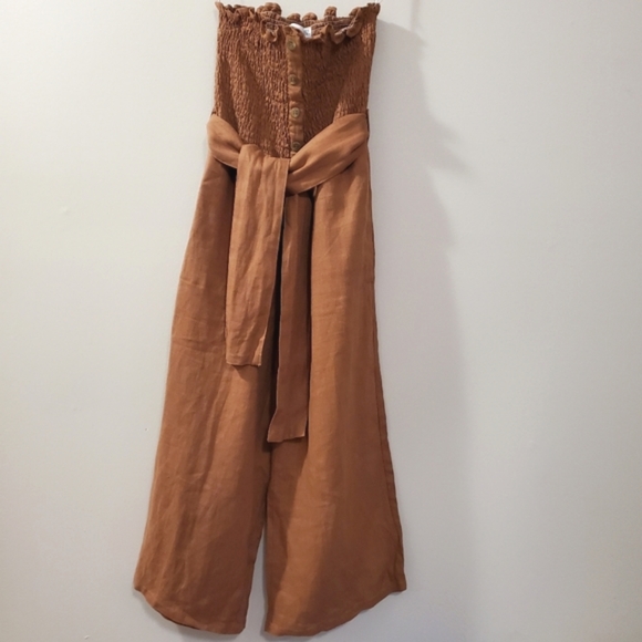 Faithfull The Brand - Lais Linen Jumpsuit - Size XS - Picture 4 of 12